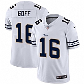 Nike Rams 16 Jared Goff White Team Logos Fashion Vapor Limited Jersey Dyin,baseball caps,new era cap wholesale,wholesale hats